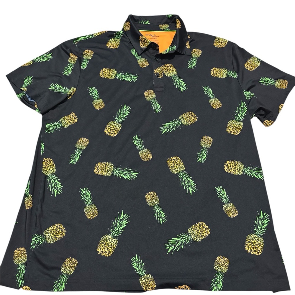 Birdie Bound Pineapple Golf Polo Shirt XL